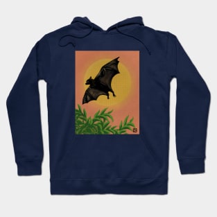 Sunset and Pteropus Hoodie